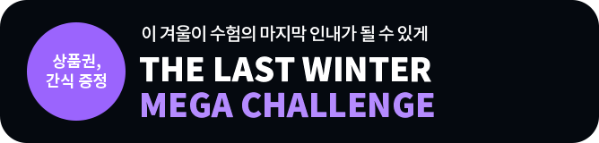 THE LAST WINTER MEGA CHALLENGE