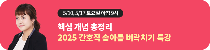 2025 간호직 송아름 벼락치기 특강